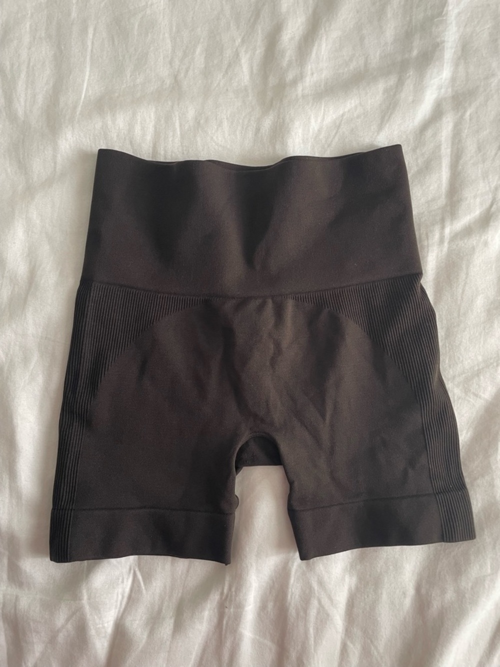 SET Active Chocolate Brown High-Waist Seamless Bike Shorts